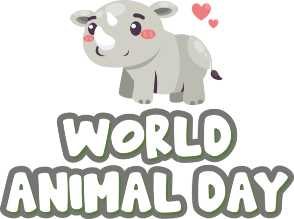 Transparent World Animal Day Goat Horse Sheep for Animal Day for World Animal Day