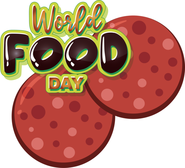 Transparent world food day Logo Cartoon Circle for food day for World Food Day
