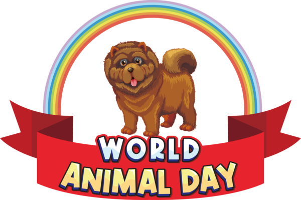 Transparent World Animal Day Beagle Pug Poodle for Animal Day for World Animal Day
