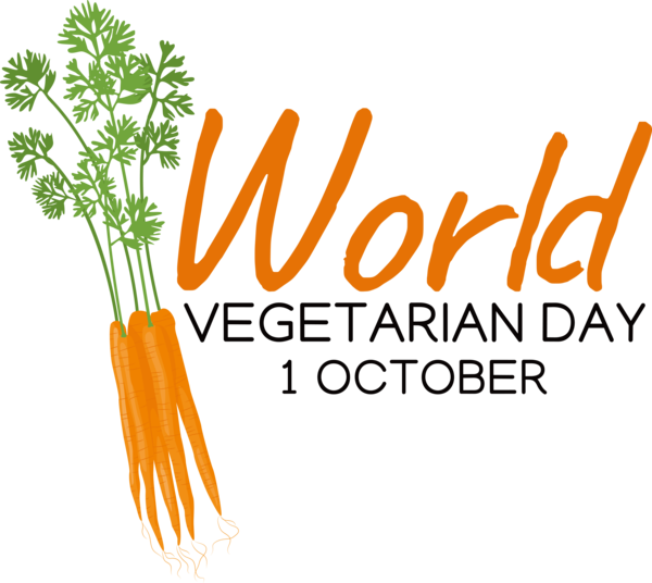 Transparent World Vegetarian Day Carrot Vegetable Adobe Illustrator for Vegetarian Day for World Vegetarian Day