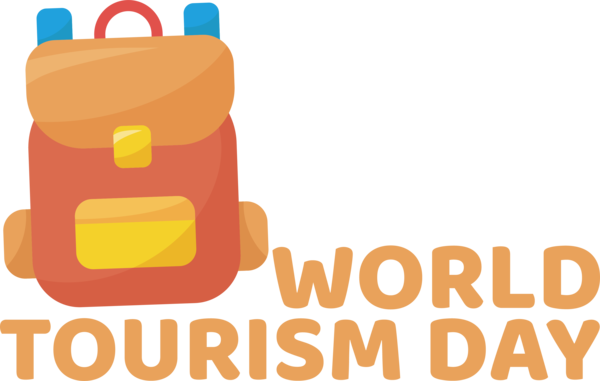 Transparent World Tourism Day Logo Design Text for Tourism Day for World Tourism Day