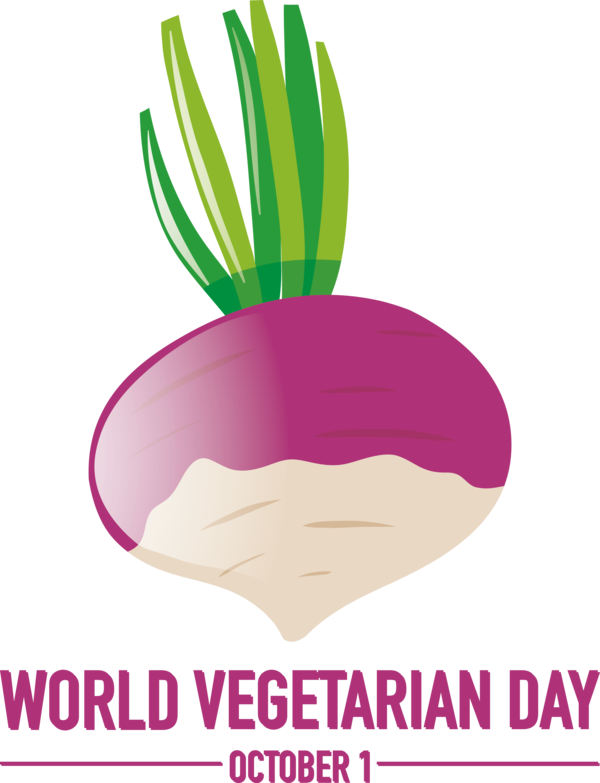 Transparent World Vegetarian Day Logo Flower Line for Vegetarian Day for World Vegetarian Day