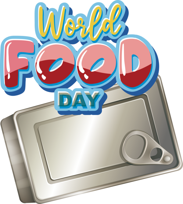 Transparent world food day Logo Font Design for food day for World Food Day