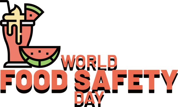 Transparent world food day Logo Cartoon Line for food day for World Food Day