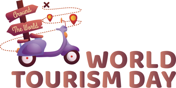 Transparent World Tourism Day Icon Logo Drawing for Tourism Day for World Tourism Day