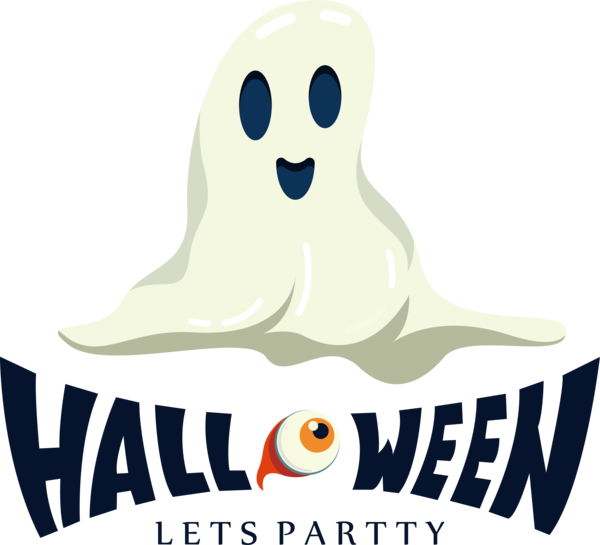 Transparent Halloween Cartoon Logo Biology for Happy Halloween for Halloween