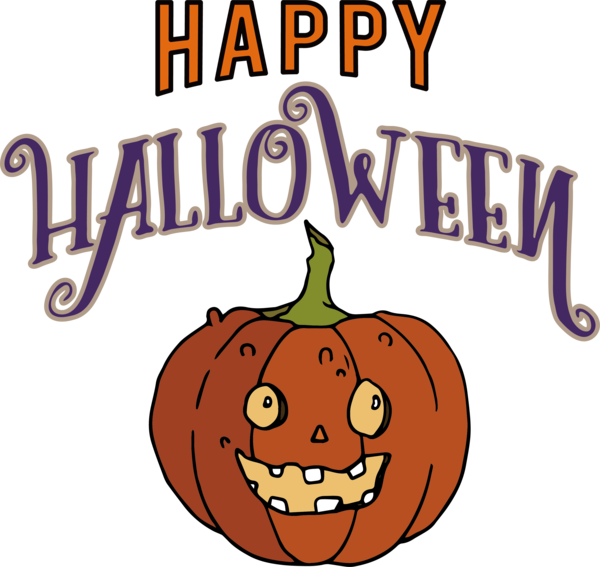 Transparent Halloween Jack-o'-lantern Squash Vegetable for Happy Halloween for Halloween