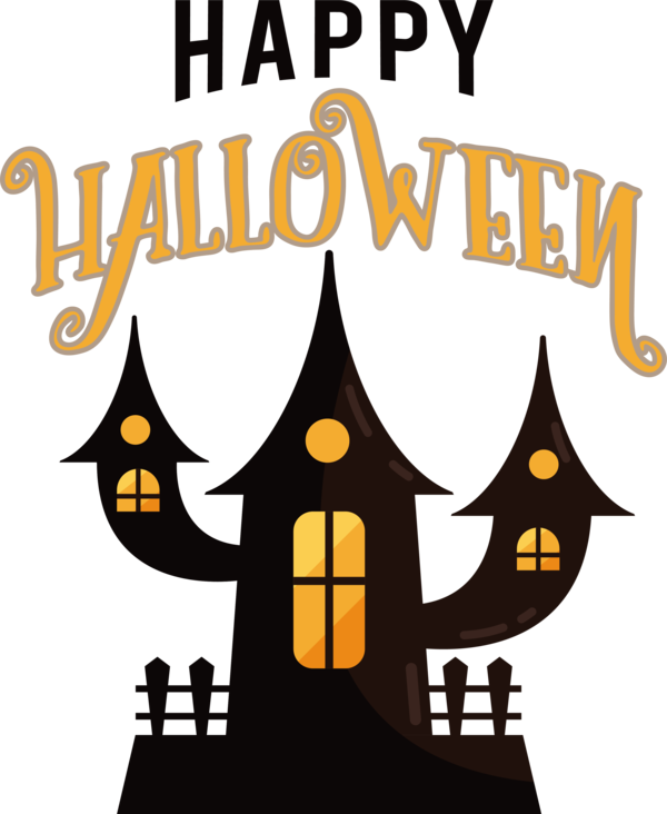 Transparent Halloween Drawing Design Logo for Happy Halloween for Halloween