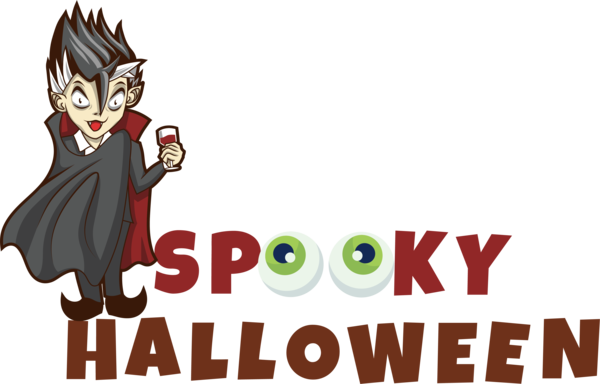 Transparent Halloween Human Cartoon Logo for Happy Halloween for Halloween