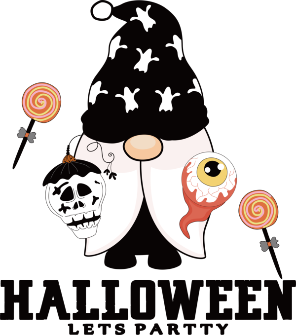 Transparent Halloween Drawing Cartoon Animation for Halloween Party for Halloween