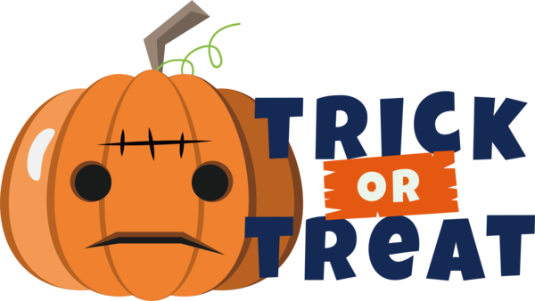Transparent Halloween Jack-o'-lantern Cartoon Fruit for Trick Or Treat for Halloween
