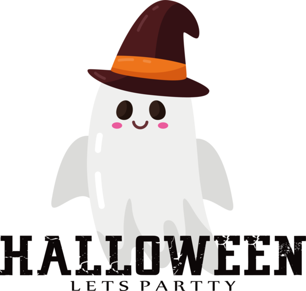 Transparent Halloween Cartoon Logo Character for Halloween Party for Halloween