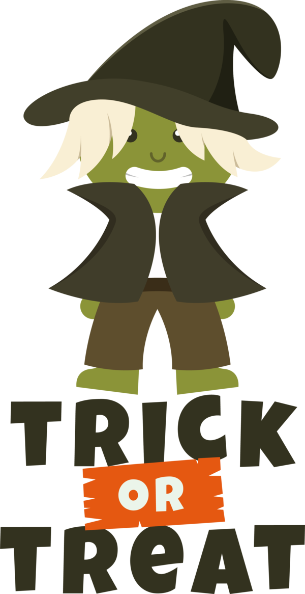 Transparent Halloween Drawing Animation Cartoon for Trick Or Treat for Halloween