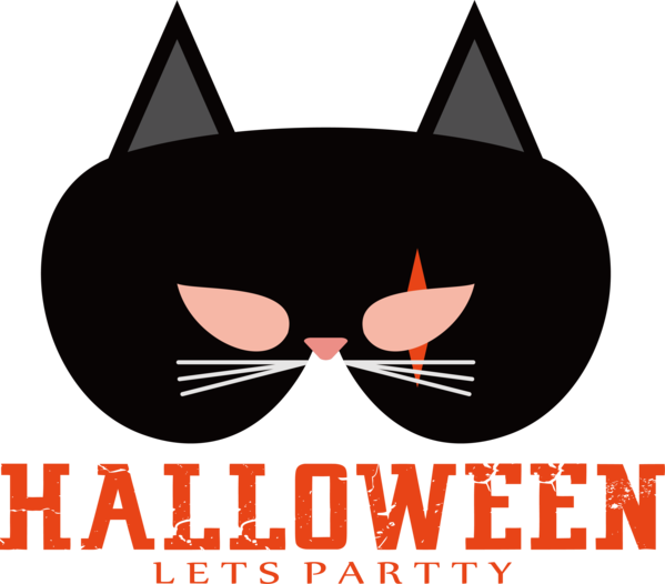 Transparent Halloween Cat Cat-like Whiskers for Halloween Party for Halloween