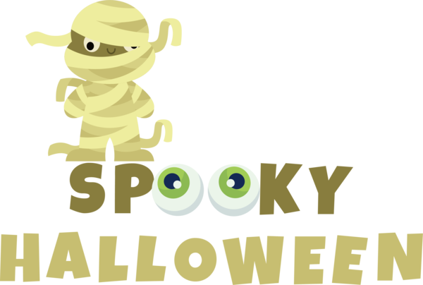 Transparent Halloween Design Human Cartoon for Happy Halloween for Halloween