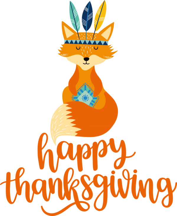 Transparent Thanksgiving Dog Cartoon Logo for Happy Thanksgiving for Thanksgiving
