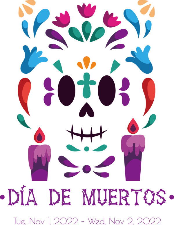Transparent Day of the Dead Drawing Painting Visual arts for Día de Muertos for Day Of The Dead