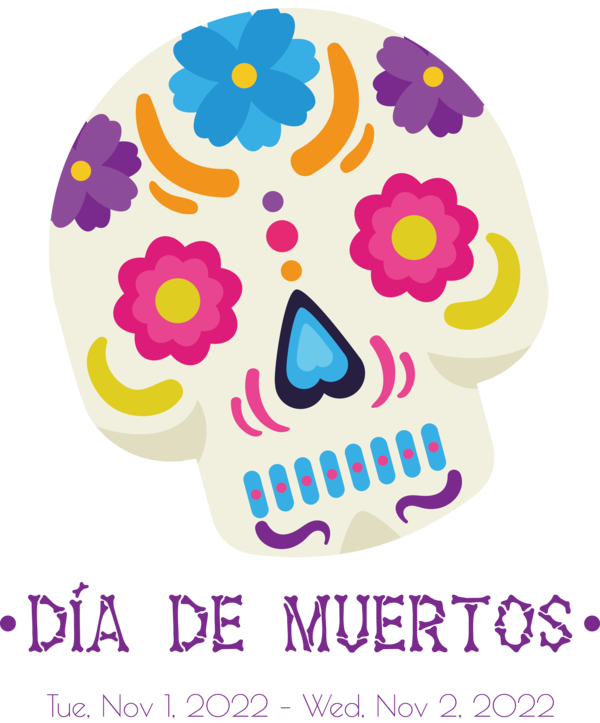 Transparent Day of the Dead Mexican cuisine Design for Día de Muertos for Day Of The Dead