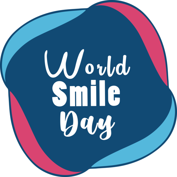 Transparent World Smile Day Logo Design Line for Smile Day for World Smile Day