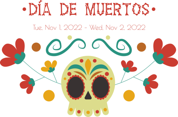 Transparent Day of the Dead Drawing Day of the Dead Painting for Día de Muertos for Day Of The Dead
