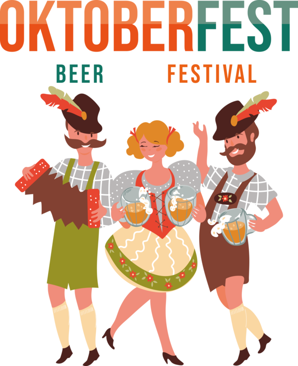 Transparent Oktoberfest Oktoberfest Folk costume Costume for Beer Festival Oktoberfest for Oktoberfest