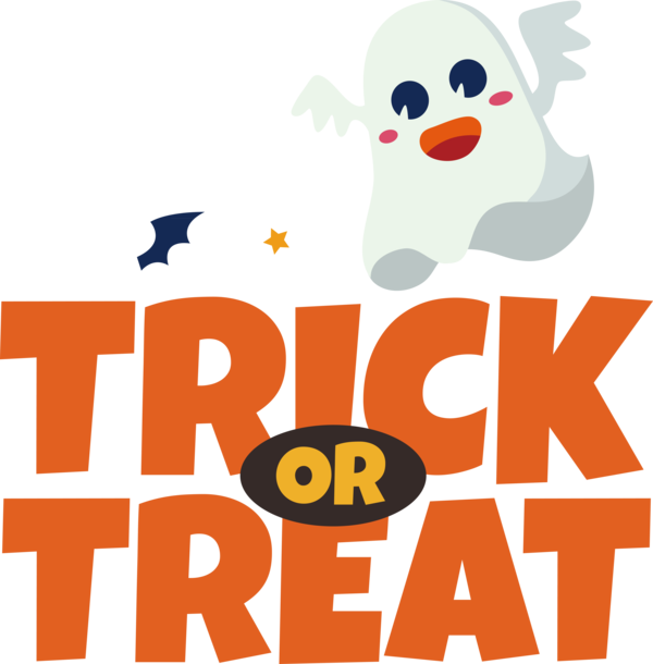 Transparent Halloween Birds Design Cartoon for Trick Or Treat for Halloween