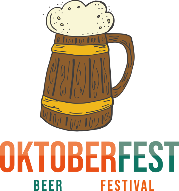 Transparent Oktoberfest Coffee Mug Logo for Beer Festival Oktoberfest for Oktoberfest