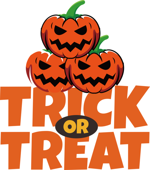 Transparent Halloween Logo Black Friday Gift for Trick Or Treat for Halloween