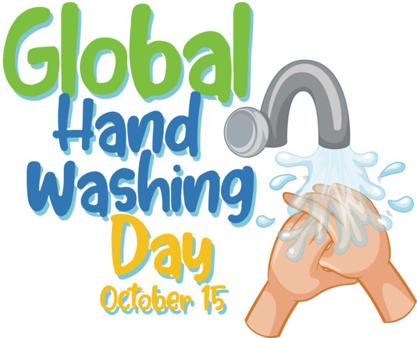 Transparent Global Handwashing Day Human Logo Cartoon for Handwashing Day for Global Handwashing Day