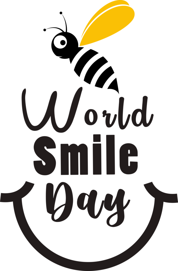 Transparent World Smile Day Insects Logo Design for Smile Day for World Smile Day