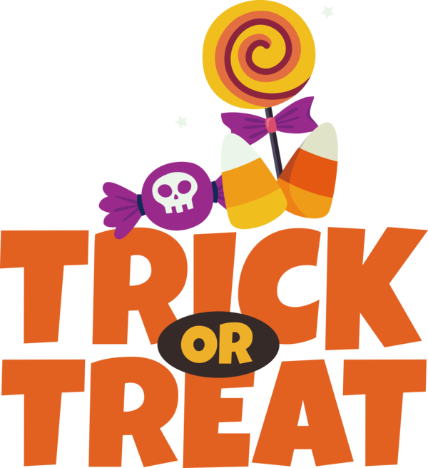Transparent Halloween Human Logo Behavior for Trick Or Treat for Halloween