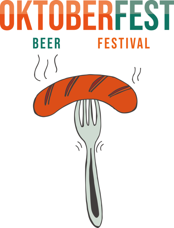 Transparent Oktoberfest Logo Design Cartoon for Beer Festival Oktoberfest for Oktoberfest