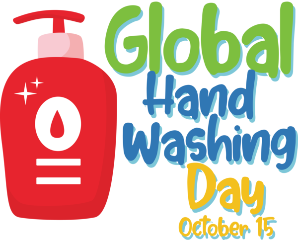 Transparent Global Handwashing Day Logo Line Number for Handwashing Day for Global Handwashing Day
