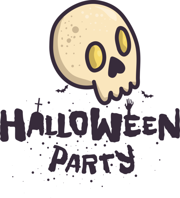 Transparent Halloween Human Logo Behavior for Halloween Party for Halloween