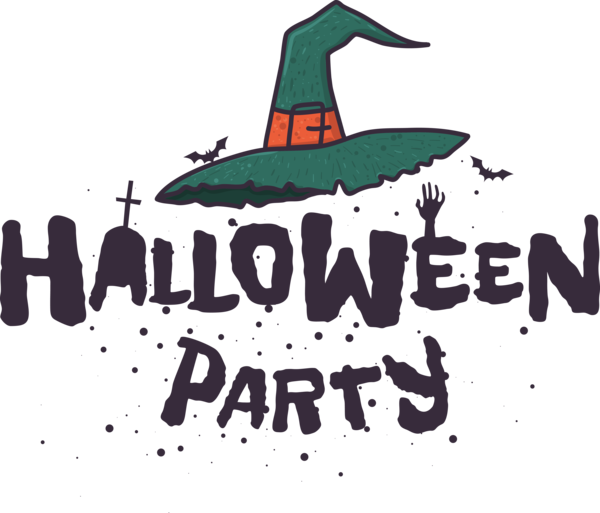 Transparent Halloween Birds Logo Cartoon for Halloween Party for Halloween