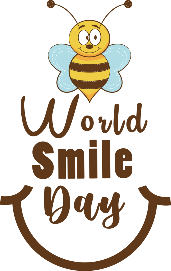 Transparent World Smile Day Insects Flower Logo for Smile Day for World Smile Day