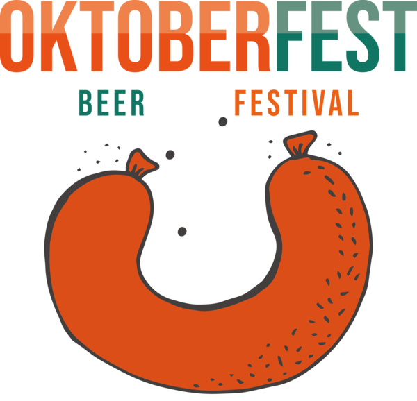 Transparent Oktoberfest Cartoon Line Fruit for Beer Festival Oktoberfest for Oktoberfest