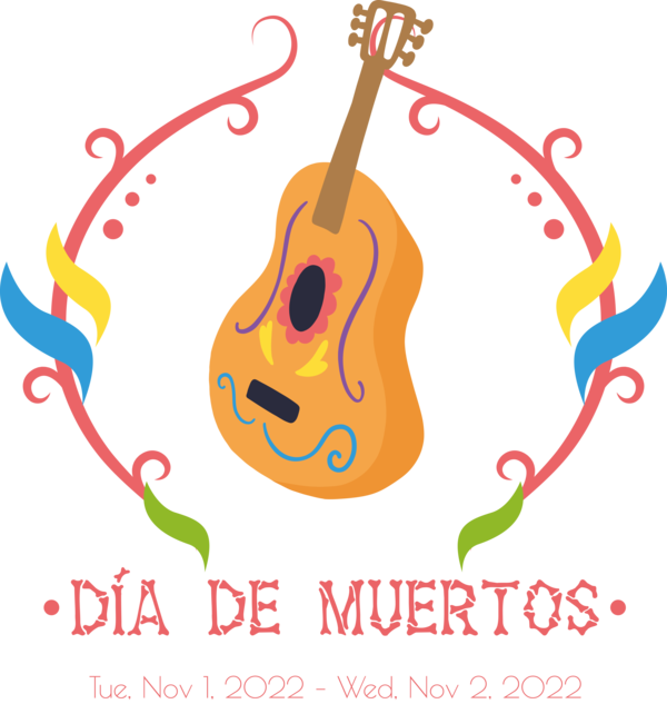 Transparent Day of the Dead Drawing Christmas Clip Art for Fall for Día de Muertos for Day Of The Dead