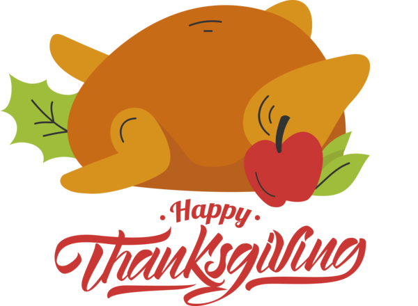 Transparent Thanksgiving Flower Dog Cartoon for Happy Thanksgiving for Thanksgiving