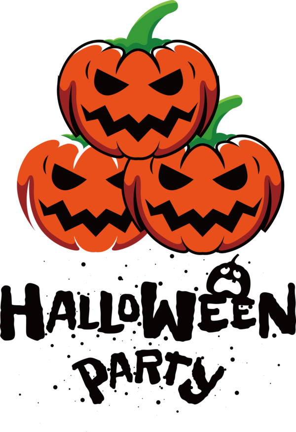 Transparent Halloween Drawing Design Poster for Halloween Party for Halloween