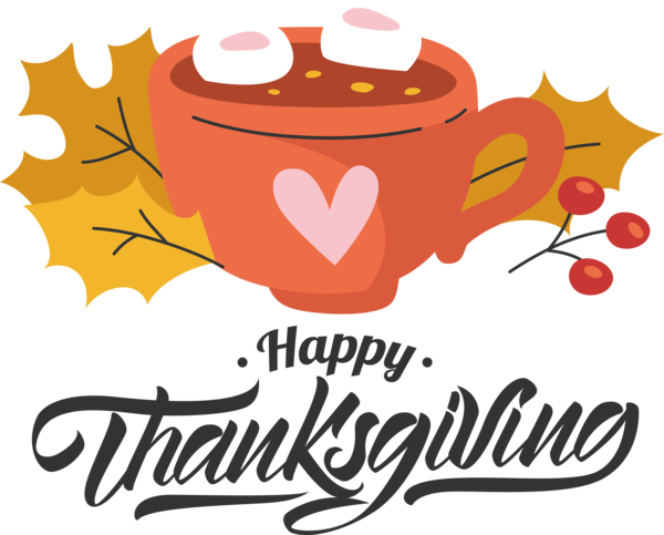Transparent Thanksgiving Cartoon Logo Flower for Happy Thanksgiving for Thanksgiving