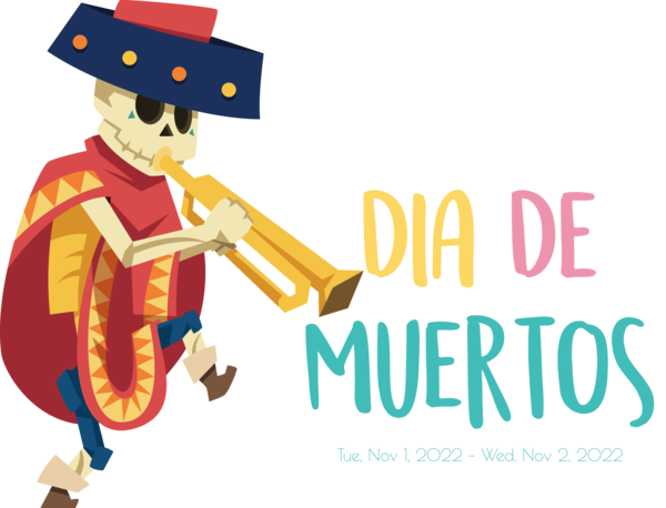 Transparent Day of the Dead Cartoon Drawing Animation for Día de Muertos for Day Of The Dead