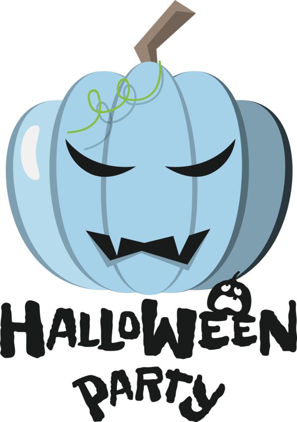 Transparent Halloween Logo Cartoon Symbol for Halloween Party for Halloween
