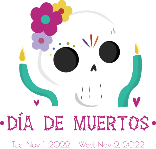 Transparent Day of the Dead Human Behavior Happiness for Día de Muertos for Day Of The Dead