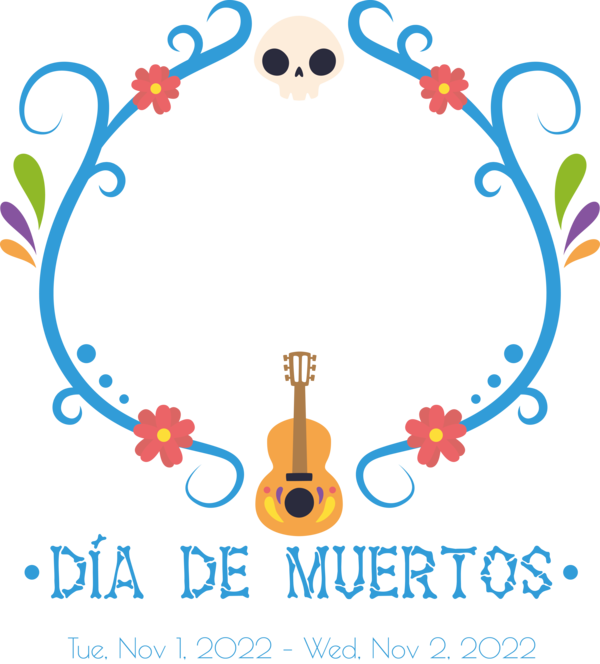 Transparent Day of the Dead Day of the Dead Drawing Design for Día de Muertos for Day Of The Dead