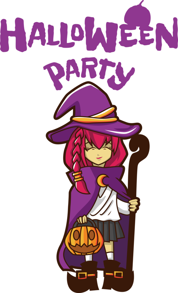 Transparent Halloween Cartoon Text Character for Halloween Party for Halloween