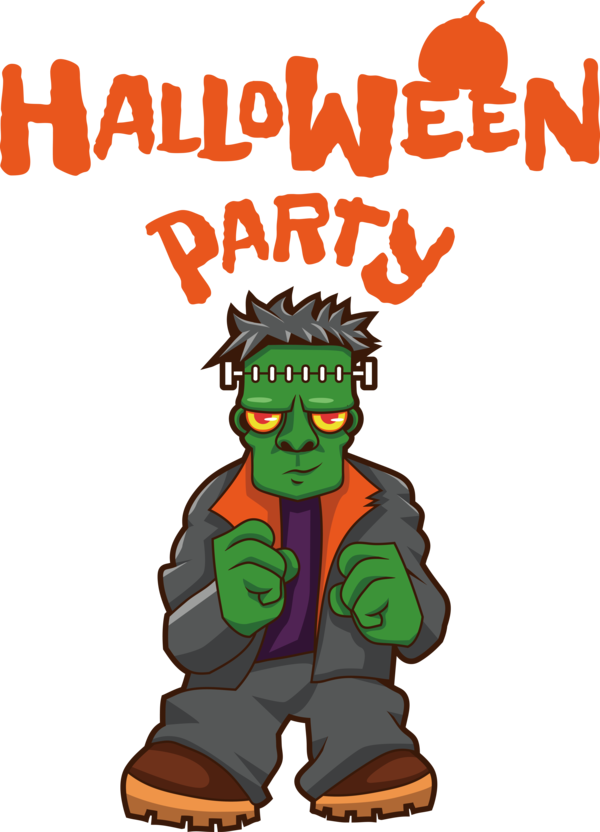 Transparent Halloween Human Cartoon Plant for Halloween Party for Halloween