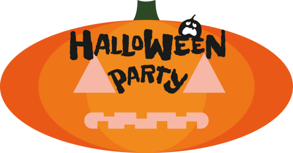 Transparent Halloween Jack-o'-lantern Squash Orange for Halloween Party for Halloween