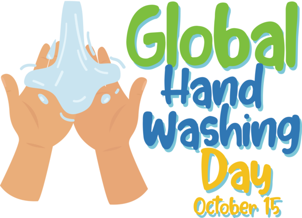 Transparent Global Handwashing Day Human Logo Design for Hand washing for Global Handwashing Day