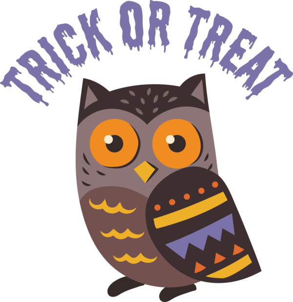 Transparent Halloween Owls Birds Electronic dance music for Trick Or Treat for Halloween